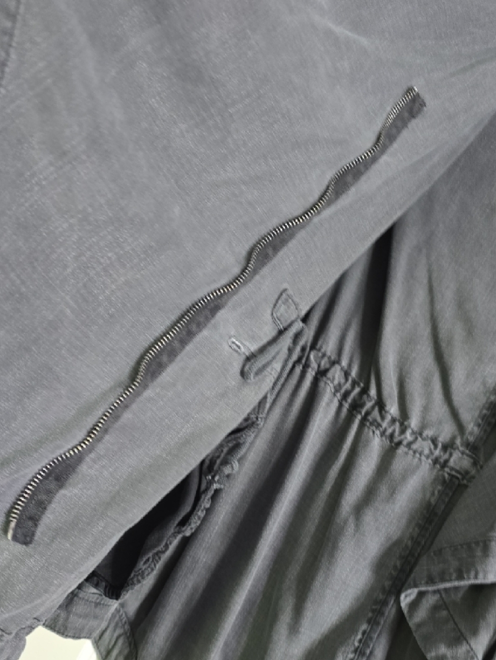Women’s Lucky Brand Military Style Utility Jacket Grey Size S - Picture 5 of 16